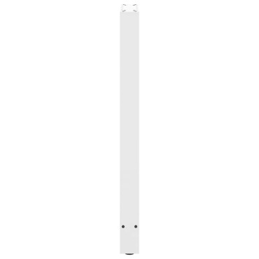 vidaXL Πόδια Τραπεζιού Μπαρ 2 τεμ. Λευκά 50x(100-101)cm Ατσάλι