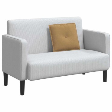 vidaXL Μαξιλάρι Πλάτης Καφέ 50 x 45 εκ. Υφασμάτινο Κορντουρά