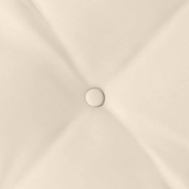vidaXL Μαξιλάρι Πλάτης Μπεζ 50 x 45 εκ. Ύφασμα Μικροΐνας