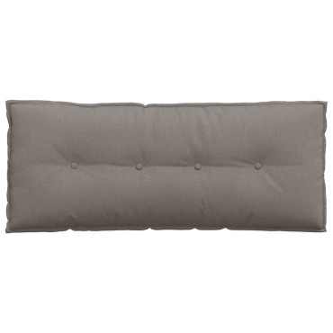 vidaXL Μαξιλάρι Πλάτης Taupe 120 x 19 x 50 εκ ύφασμα