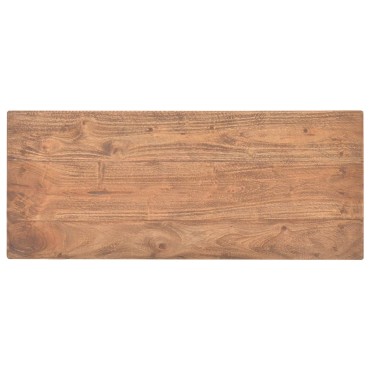 vidaXL Τραπέζι Κονσόλα 69x28x70cm από Μασίφ Ξύλο Μαόνι 1 τεμ.