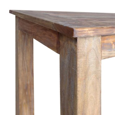 vidaXL Τραπεζαρία 120x60x77cm από Μασίφ Ξύλο Μαόνι 1 τεμ.