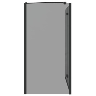 vidaXL Καλυμμα Ντους Μαύρο 120 x 68 x 130 εκ. ESG Γυαλί και Αλουμίνιο