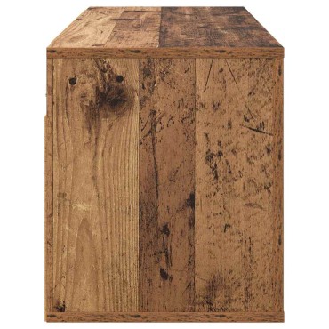 vidaXL Κρεμαστό Ντουλάπι Τηλεόρασης 100x34,5x40cm Παλιό Ξύλο