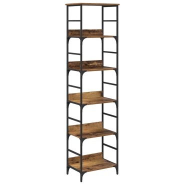 vidaXL Ράφι Βιβλίων 5 επιπέδων 50x33x188,5cm Επεξεργασμένο Ξύλο 1 τεμ.