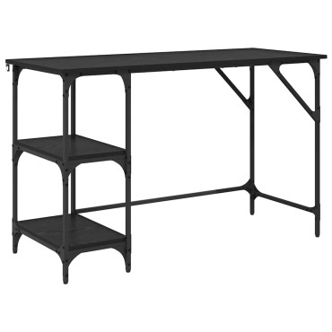vidaXL Γραφείο Μαύρη Οξυά 120x50x75cm Επεξεργασμένο Ξύλο 1 τεμ.