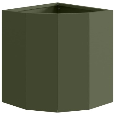 vidaXL Γωνιακό Ροδόδεντρο Λαδί 30 x 30 x 35 εκ Ατσάλι