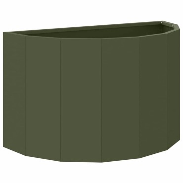 vidaXL Γλάστρα Ελιά Πράσινη 60 x 30 x 35 εκ Ατσάλι