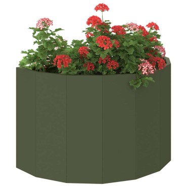 vidaXL Γλάστρα Ελιά Πράσινη 60 x 30 x 35 εκ Ατσάλι