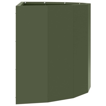 vidaXL Γλάστρα Ελιά Πράσινη 60 x 30 x 35 εκ Ατσάλι