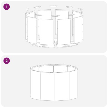 vidaXL Γλάστρα Ασημί 60 x 60 x 35 cm Ανοξείδωτο ατσάλι