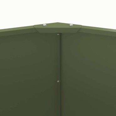 vidaXL Γλάστρα Ελιά Πράσινη 120 x 120 x 50 εκ Ατσάλι