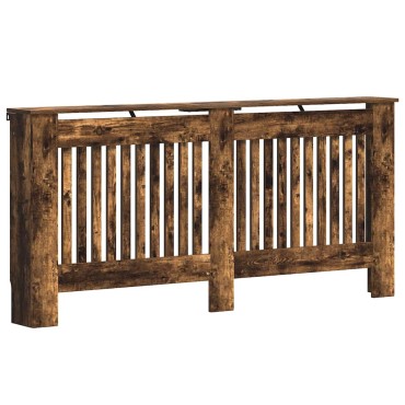 vidaXL Καπάκι Καλοριφέρ Καπνιστό Δρύς 172 x 19 x 81,5 cm