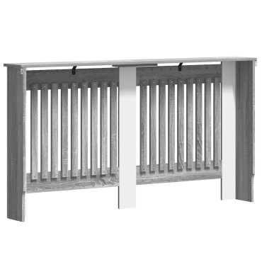 vidaXL Καπάκι Καλοριφέρ Γκρι Sonoma 152 x 19 x 81,5 cm