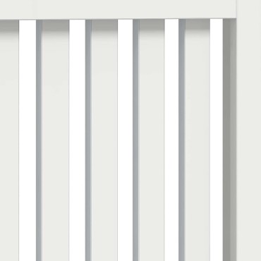 vidaXL Καπάκι Καλοριφέρ Γυαλιστερό Λευκό 152 x 19 x 81,5 cm