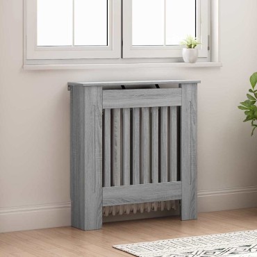 vidaXL Καπάκι Καλοριφέρ Γκρι Sonoma 78 x 19 x 81,5 cm