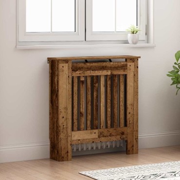 vidaXL Καπάκι Καλοριφέρ Παλαιωμένο ξύλο 78 x 19 x 81,5 cm