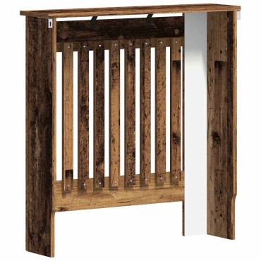 vidaXL Καπάκι Καλοριφέρ Παλαιωμένο ξύλο 78 x 19 x 81,5 cm