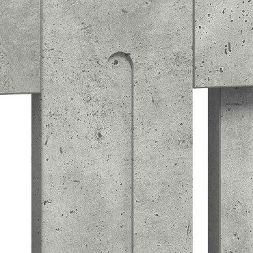 vidaXL Καπάκι Καλοριφέρ Σκυρόδεμα Γκρι 112 x 19 x 81,5 cm