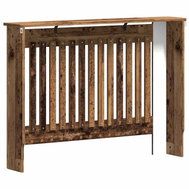 vidaXL Καπάκι Καλοριφέρ Παλαιωμένο ξύλο 112 x 19 x 81,5 cm