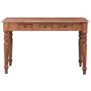 vidaXL Γραφείο με Συρτάρια 117x57x75cm από Μασίφ Μαόνι 1 τεμ.