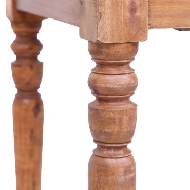 vidaXL Γραφείο με Συρτάρια 117x57x75cm από Μασίφ Μαόνι 1 τεμ.