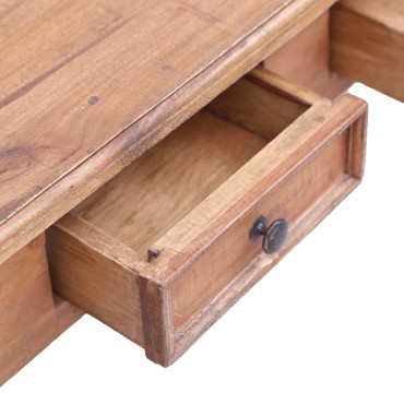 vidaXL Γραφείο με Συρτάρια 117x57x75cm από Μασίφ Μαόνι 1 τεμ.