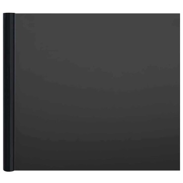 vidaXL Στατική Μεμβράνη Παράθυρου Μαύρο 45 x 1000 cm PVC
