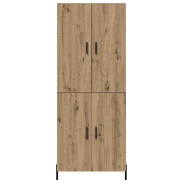 vidaXL Highboard Artisan Oak 69,5x34x180cm Επεξεργασμένο Ξύλο 1 τεμ.