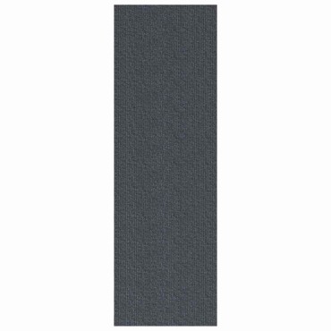 vidaXL Δερμάτινο Χαλί Γκρι 80x400cm ύφασμα