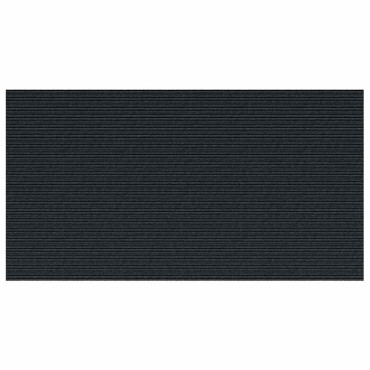 vidaXL Δερμάτινο Χαλί Ανθρακί 80x150cm ύφασμα