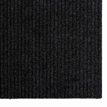 vidaXL Δερμάτινο Χαλί Ανθρακί 80x500cm ύφασμα