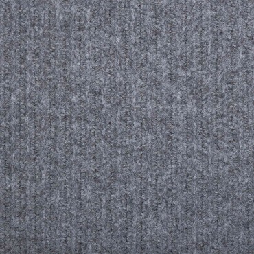 vidaXL Δερμάτινο Χαλί Ανοιχτό γκρι 100x150cm ύφασμα
