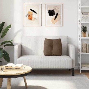 vidaXL Μαξιλάρι Πλάτης Καφέ 45 x 24 x 50 εκ ύφασμα