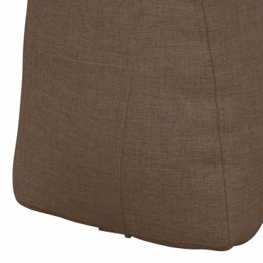 vidaXL Μαξιλάρι Πλάτης Καφέ 45 x 24 x 50 εκ ύφασμα