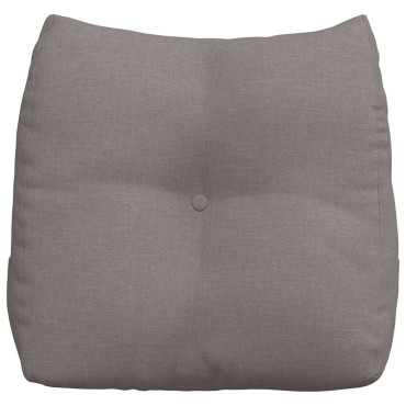 vidaXL Μαξιλάρι Πλάτης Taupe 45 x 24 x 50 εκ ύφασμα