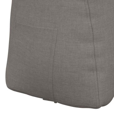 vidaXL Μαξιλάρι Πλάτης Taupe 45 x 24 x 50 εκ ύφασμα