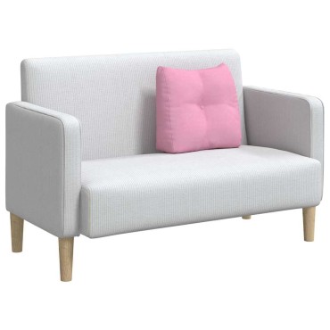 vidaXL Μαξιλάρι Πλάτης Ροζ 45 x 24 x 50 εκ ύφασμα