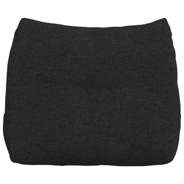 vidaXL Μαξιλάρι Πλάτης Μαύρο 60 x 24 x 50 εκ ύφασμα