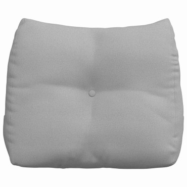 vidaXL Μαξιλάρι Πλάτης Σκίουρος Γκρί 60 x 24 x 50 εκ ύφασμα