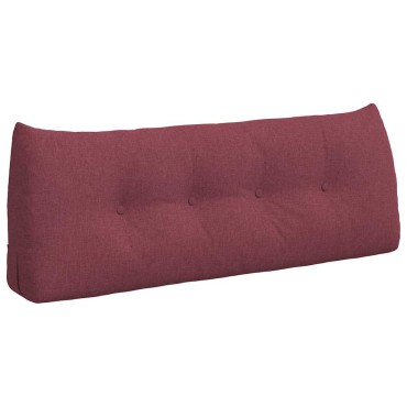 vidaXL Μαξιλάρι Πλάτης Κόκκινο 120 x 24 x 50 εκ ύφασμα