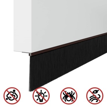 vidaXL Αυτοκόλλητες σφραγίδες πόρτας 2 τμχ. 100 cm Αλουμινένιο Κράμα