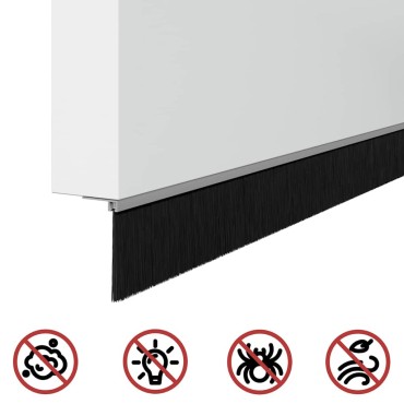 vidaXL Αυτοκόλλητες σφραγίδες πόρτας 2 τμχ. 100 cm Αλουμινένιο Κράμα