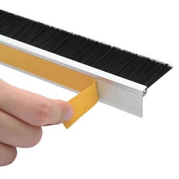 vidaXL Αυτοκόλλητες σφραγίδες πόρτας 6 τμχ. 100 cm Αλουμινένιο Κράμα