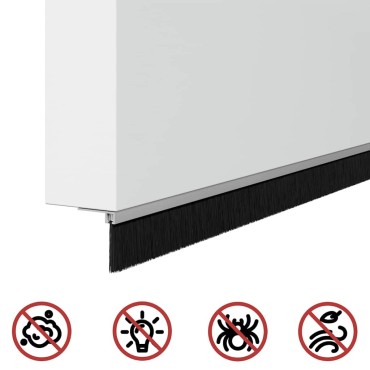 vidaXL Αυτοκόλλητες σφραγίδες πόρτας 6 τμχ. 100 cm Αλουμινένιο Κράμα