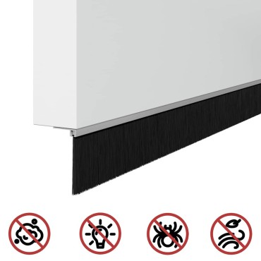 vidaXL Αυτοκόλλητες σφραγίδες πόρτας 6 τμχ. 100 cm Αλουμινένιο Κράμα