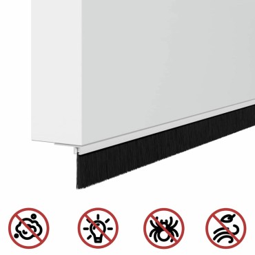vidaXL Αυτοκόλλητες σφραγίδες πόρτας 2 τμχ. 100 cm Αλουμινένιο Κράμα