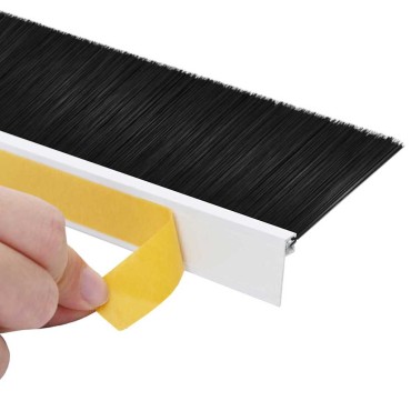 vidaXL Αυτοκόλλητες σφραγίδες πόρτας 2 τμχ. 100 cm Αλουμινένιο Κράμα