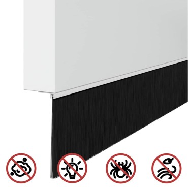 vidaXL Αυτοκόλλητες σφραγίδες πόρτας 6 τμχ. 100 cm Αλουμινένιο Κράμα