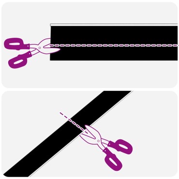 vidaXL Αυτοκόλλητες σφραγίδες πόρτας 6 pcs Μαύρο 100 cm